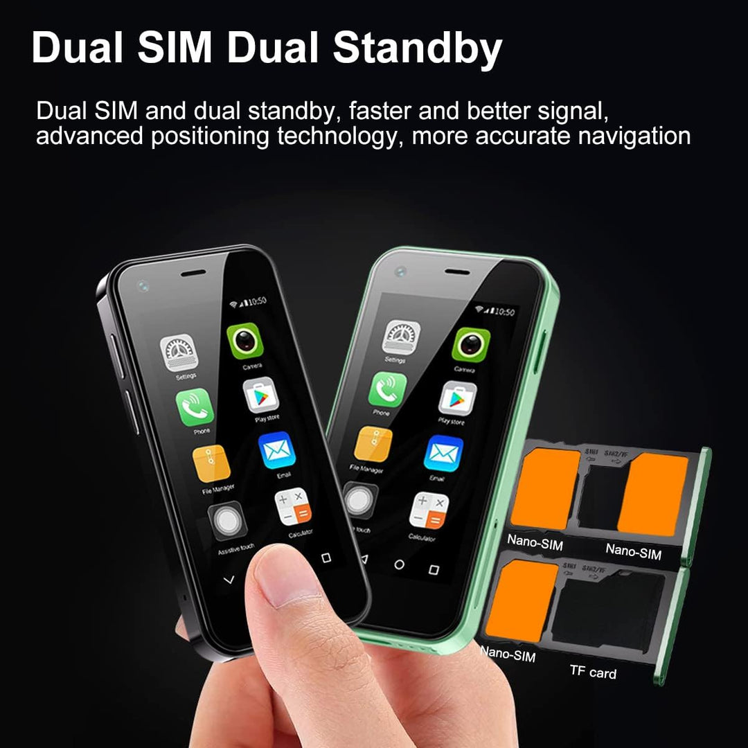 ZOKOE Mini Handy,Kinder Smartphone, 3G Android 9.0 Dual SIM Quad Core 2GB RAM 16GB ROM 5.0MP,Handy o