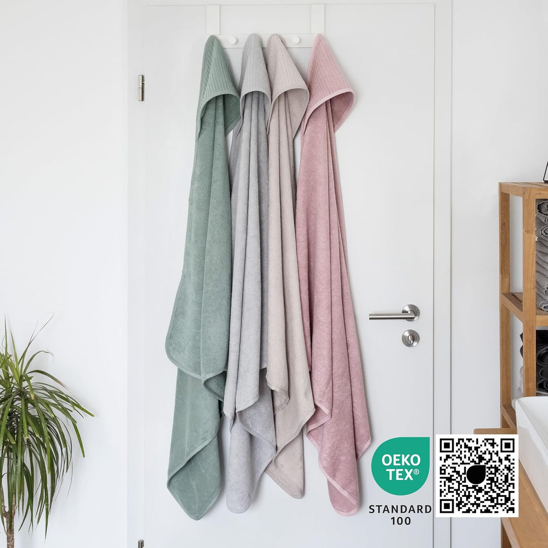Ehrenkind® Kapuzenhandtuch | Babyhandtuch mit Kapuze aus kuschelig weicher Bio-Baumwolle | Badetuch