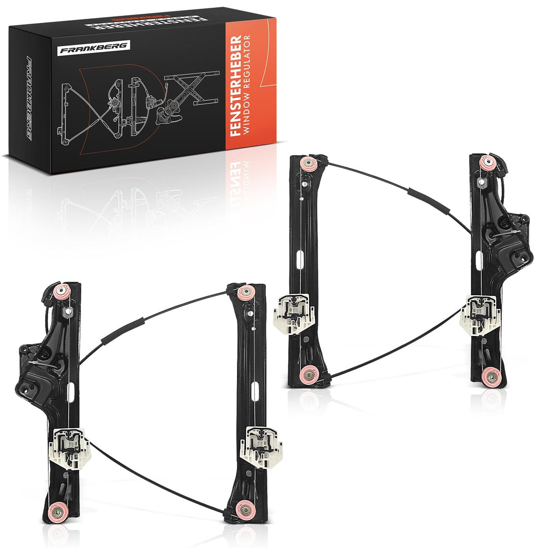 Frankberg 2x Fensterheber Elektrisch Ohne Motor Vorne Links Rechts Kompatibel mit M.i.n.i F55 Schräg