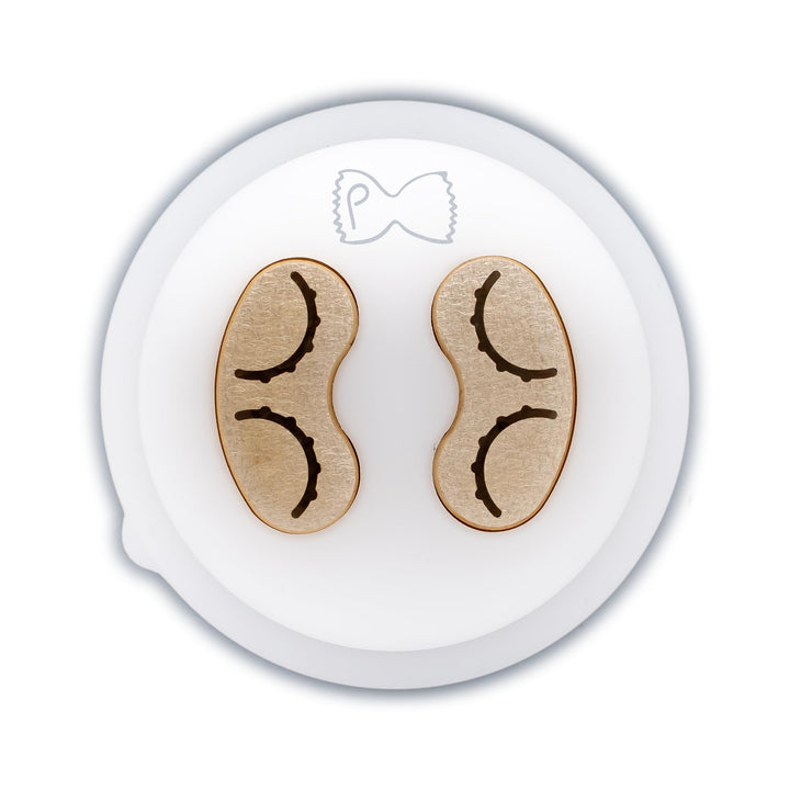 Pastidea - Matrize aus Bronze und POM Orecchiette Rigate Gestreift 15mm kompatibel mit Philips Pasta