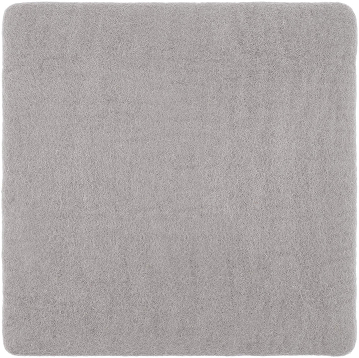 myfelt Flache Filz Sitzauflage, Filz Stuhlauflage - Luis - quadratisch, 36x36 cm, Grau, Grau