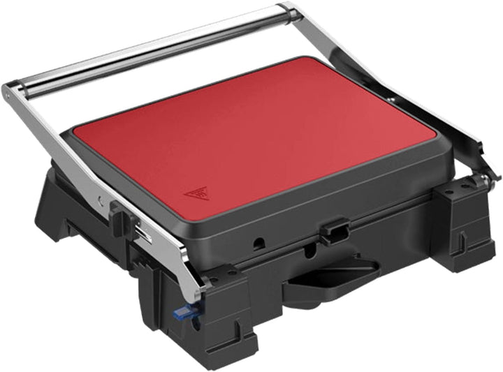Westinghouse Retro Kontaktgrill mit 180°-Öffnung, Sandwichmaker mit Cool-Touch Griff & Höhenverstell
