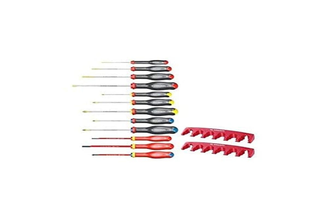 Facom Schraubendreher-Set 12-tlg u. 2 Halter