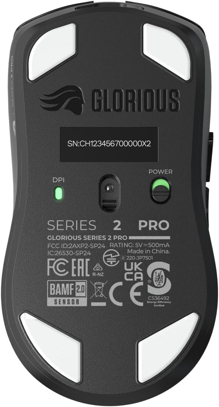 GLORIOUS Series 2 PRO Wireless Gaming Mouse - Compact, 55g Super Light, 8K Wireless Polling, 26K Sen