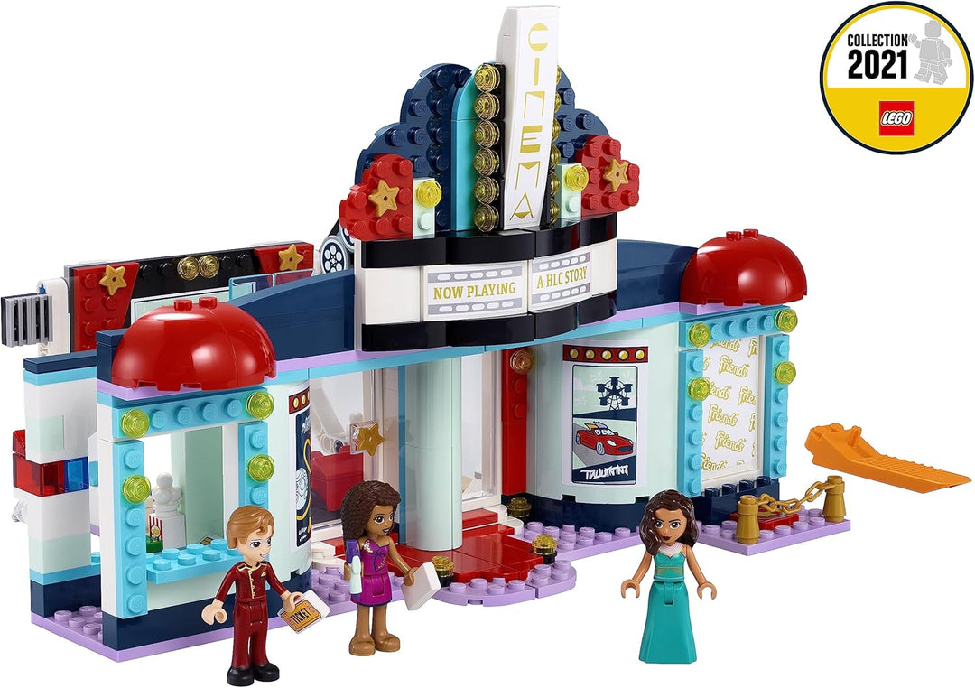 LEGO 41448 Friends Heartlake City Kino Set mit Mini Puppen und Smartphone-Halter, Konstruktionsspiel