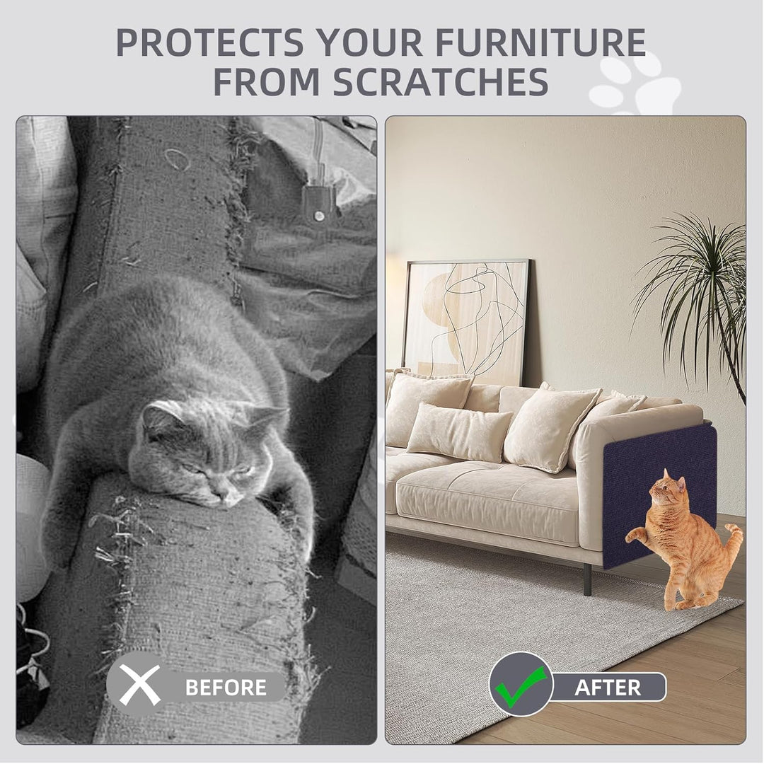 Kratzmatte Selbstklebend Kratzschutz Sofa Katze: DIY Kratzbrett Katze Kratzteppich Katzen Wand - Ant