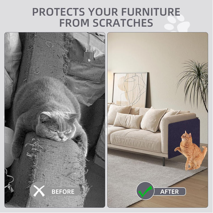 Kratzmatte Selbstklebend Kratzschutz Sofa Katze: DIY Kratzbrett Katze Kratzteppich Katzen Wand - Ant