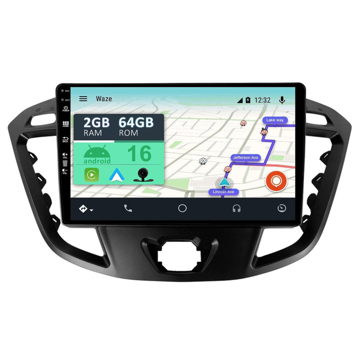 YUNTX [2GB+32GB] Android 12 Autoradio mit Navi für Ford Tourneo/Transit/Custom (2013-2021)-9 Zoll To