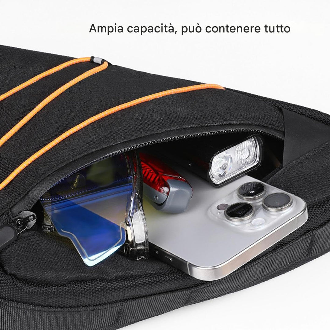 Frame Bag for Bikes, Reflective Biking Bag, Triangle Cycling Bag, Top Tube Bag, Under Seat Storage B