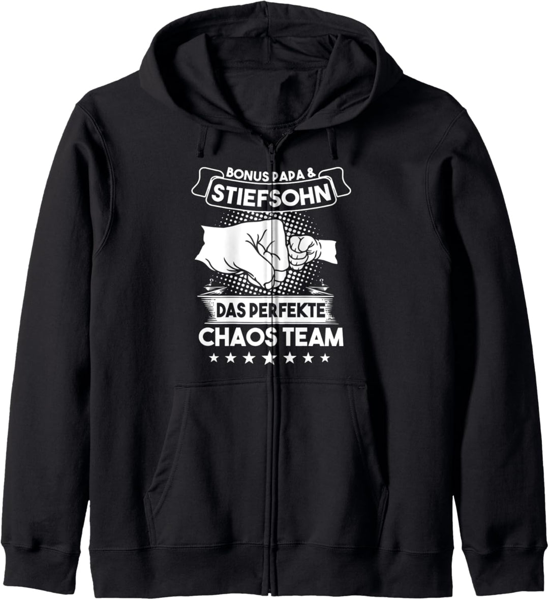 Bonus Papa Stiefsohn Stiefvater Kapuzenjacke