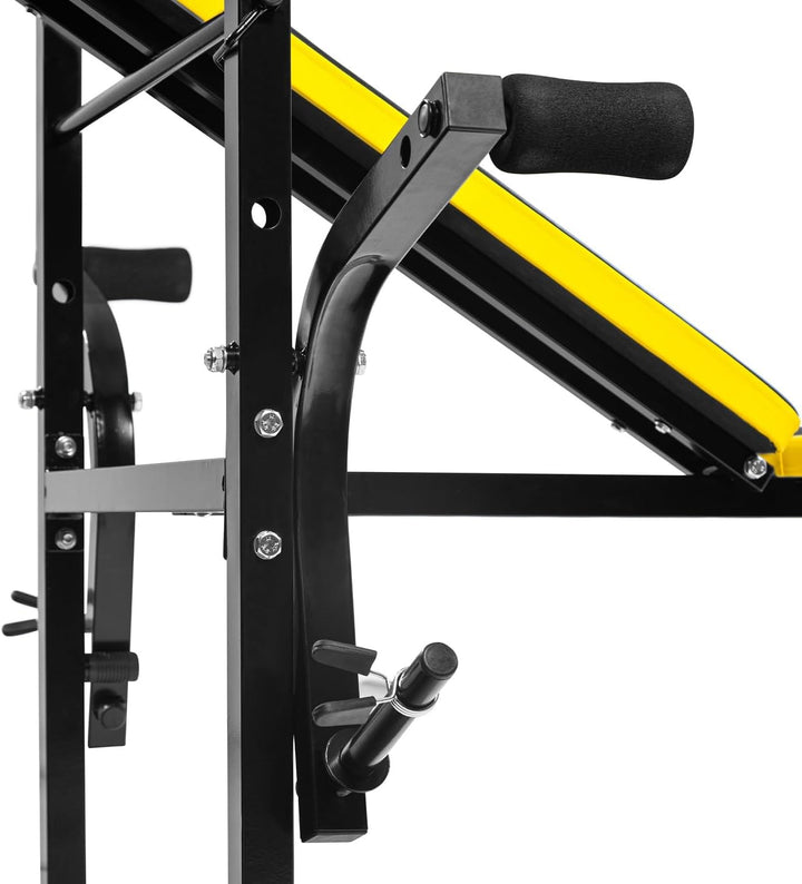 Dione MT2 - Hantelbank - Verstellbare Trainingsbank für Bankdrücken - Multifunktion