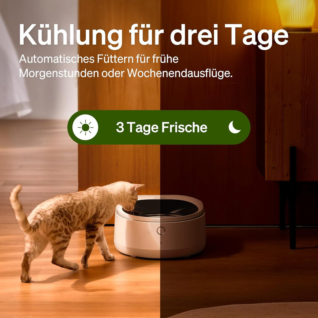 PETLIBRO Futterautomat Katze Nassfutter, Nassfutterautomat mit Halbleiter Kühlung, 2,4 GHz Wi-Fi Sma
