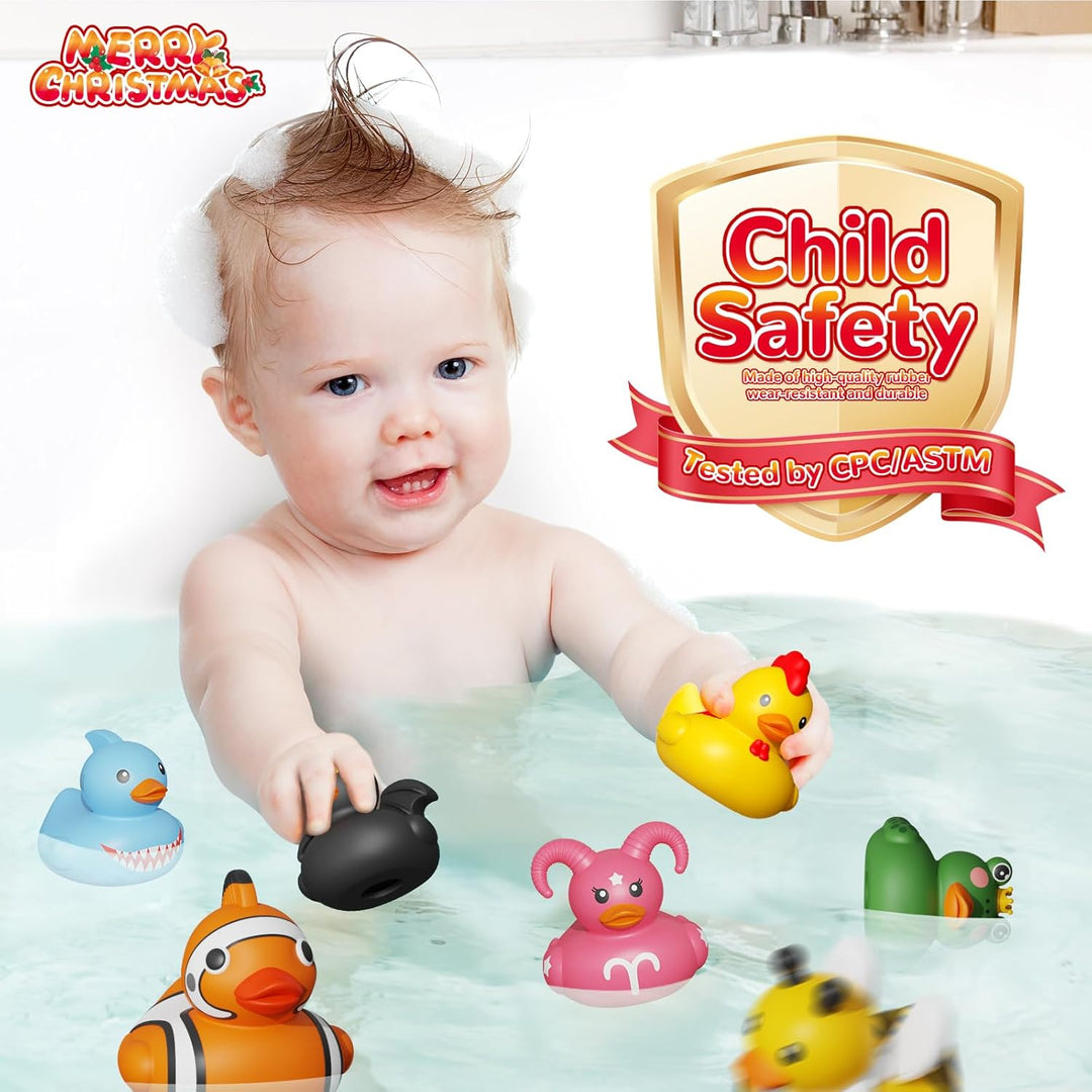 Weihnachts Adventskalender Enten Badeenten Adventskalender Baby Adventskalender 24 Stück Quietscheen