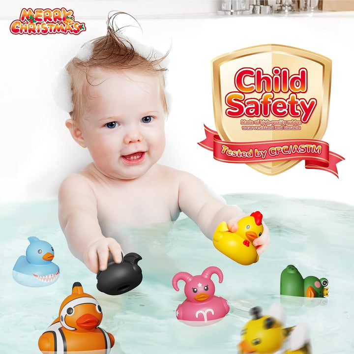 Weihnachts Adventskalender Enten Badeenten Adventskalender Baby Adventskalender 24 Stück Quietscheen
