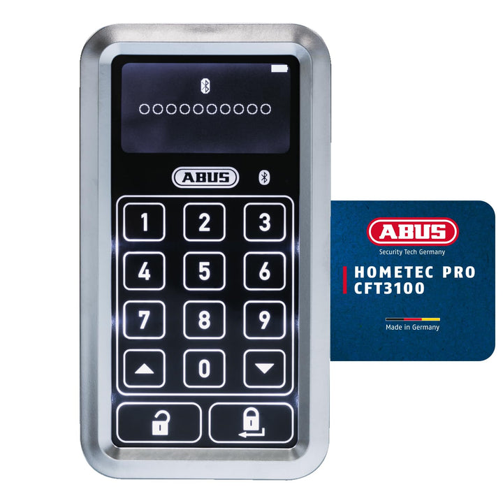 ABUS HomeTec Pro Bluetooth®-Tastatur CFT3100 - Code-Tastatur zum Öffnen der Haustür - für den HomeTe