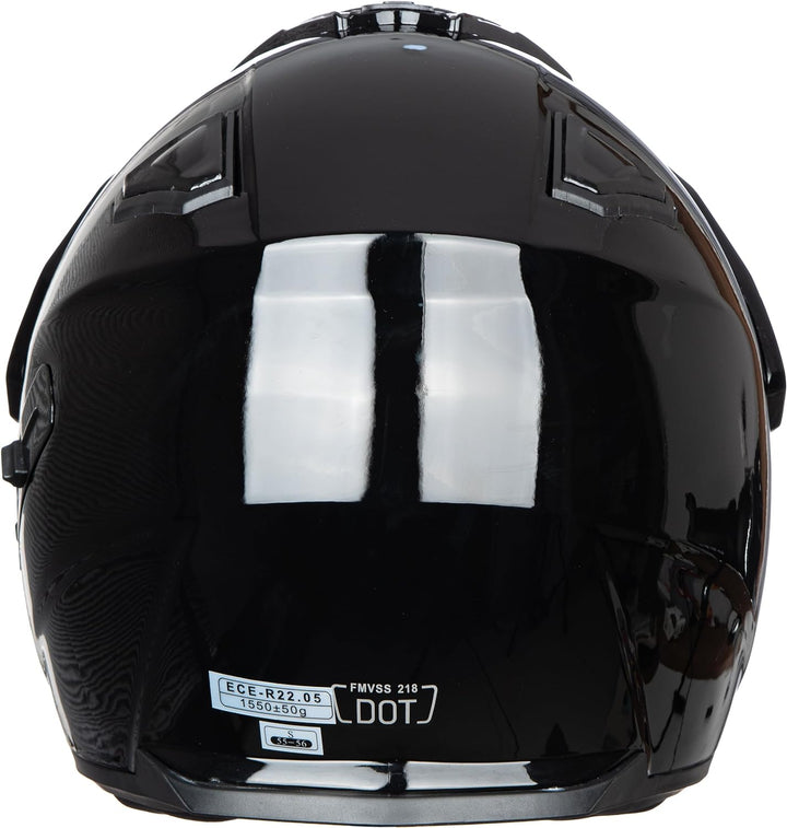JIEKAI Adventure Helme Motocross Helm Sicherheitsnorm ECE 22.05 Motorradhelme,Roller Ski ATV Helm S