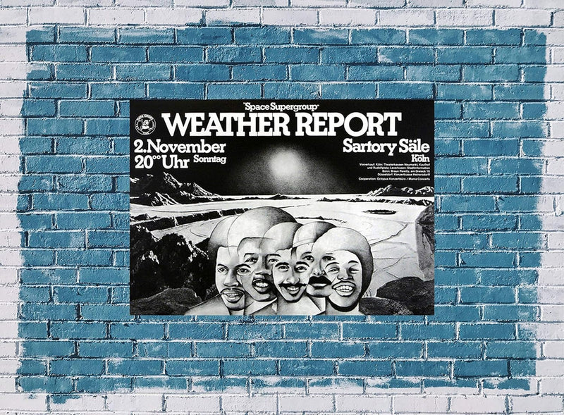 Weather Report - Space Supergroup, Köln 1975 » Konzertplakat/Premium Poster | Live Konzert Veranstal