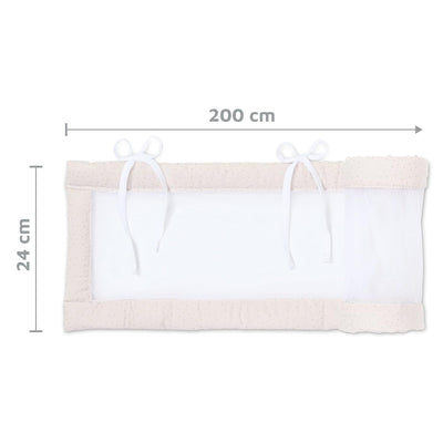 babybay Nestchen Mesh Royal/Bettumrandung für Beistellbett/Stossschutz für Baby Bett, passend für Mo