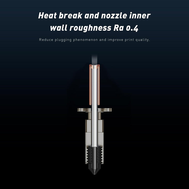 Upgrade TZ2.0 Bimetall Heatbreak Hotend w/überzogener Kupfer Heizblock Silikon Socke Hohe Temperatur