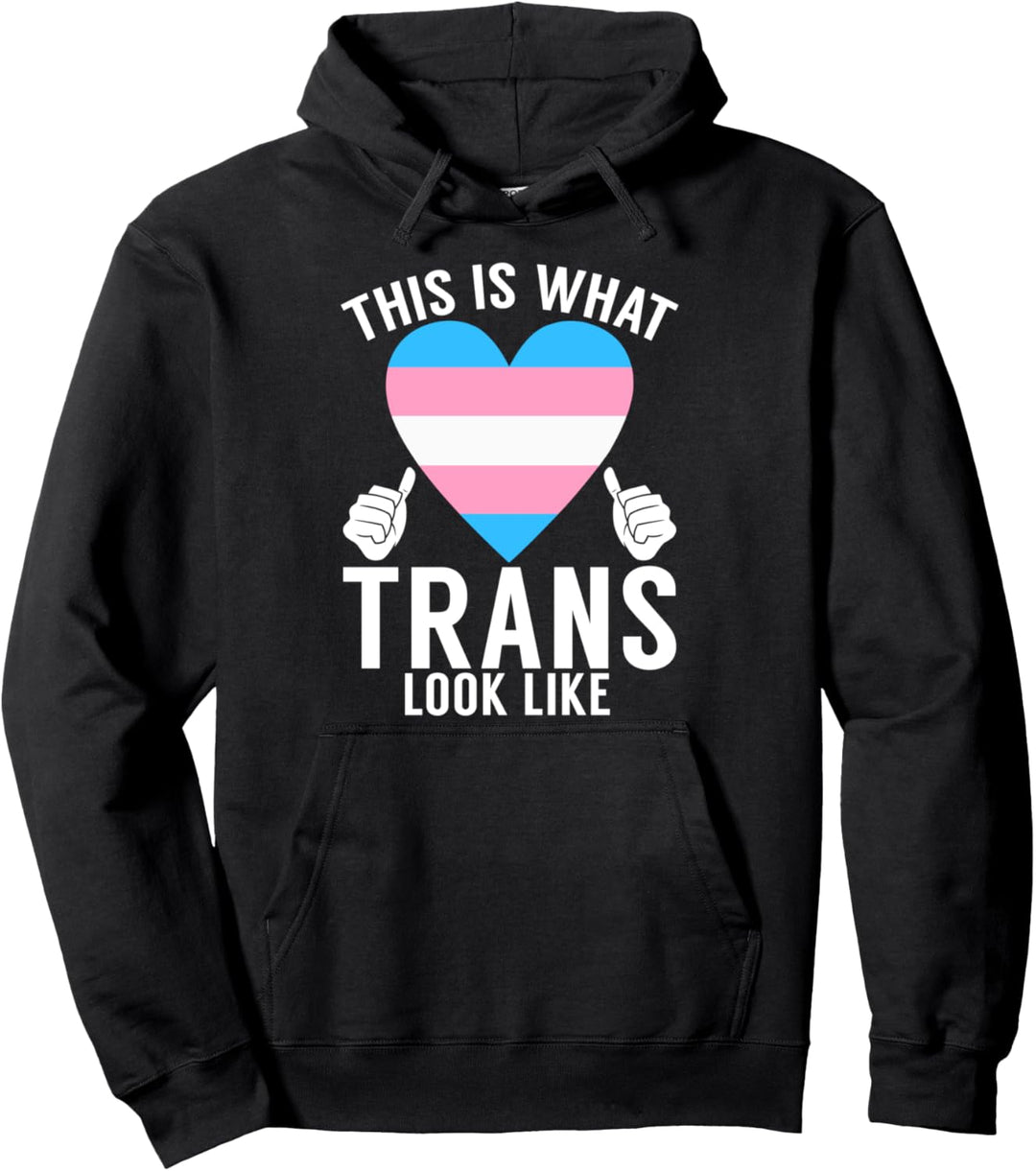 Dies ist, was Trans aussieht, wie der Transgender LGBT-TRANS Pullover Hoodie