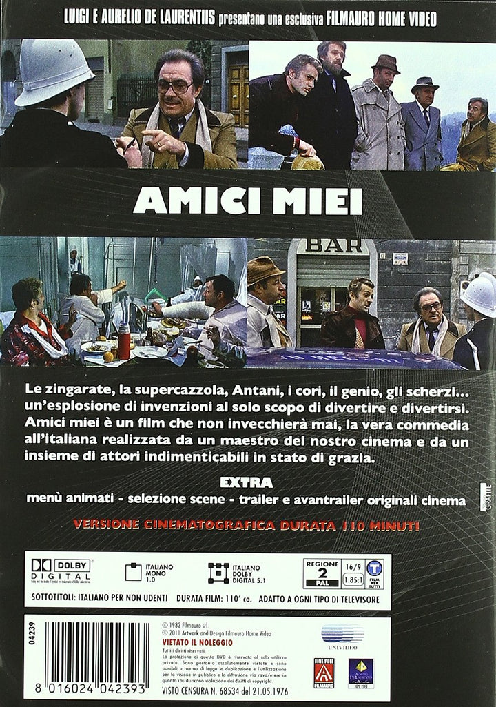 Amici miei - La trilogia [3 DVDs] [IT Import], DVD