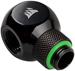 Corsair Hydro X Series, XF Y-Splitter Drehbar (Standard-G1/4"-Gewinde (BSPP) Messing Gefertigt, Dreh