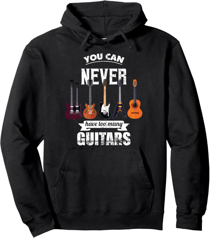 Gitarrist Rock Musik Musikinstrument Geschenk Gitarre Pullover Hoodie