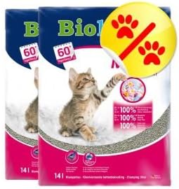 2 x Biokats Micro Fresh 14 l Katzenstreu mit Sommerduft mit feiner Körnung