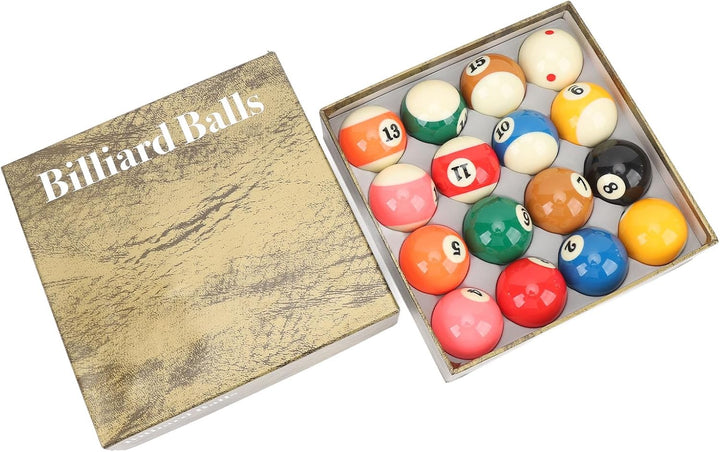 Billardkugeln Set, 16 Stück Billiard Kugel Set 5,72 cm/2,25 Zoll Durchmesser Billardtisch Kugeln Set