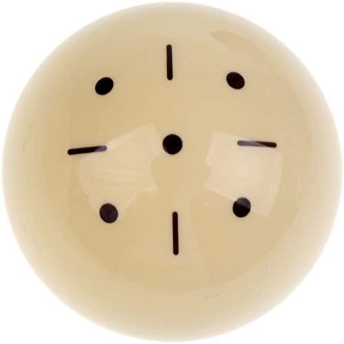 POFET Batting Marked Red-White Pool Ball Billiard Training Ball 4#, 4#