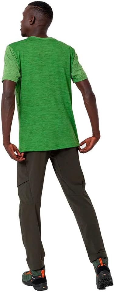 Salewa Herren Puez Hybrid 2 Dry M S/S Tee Hemden & T-shirts XXL Yucca Melange, XXL Yucca Melange