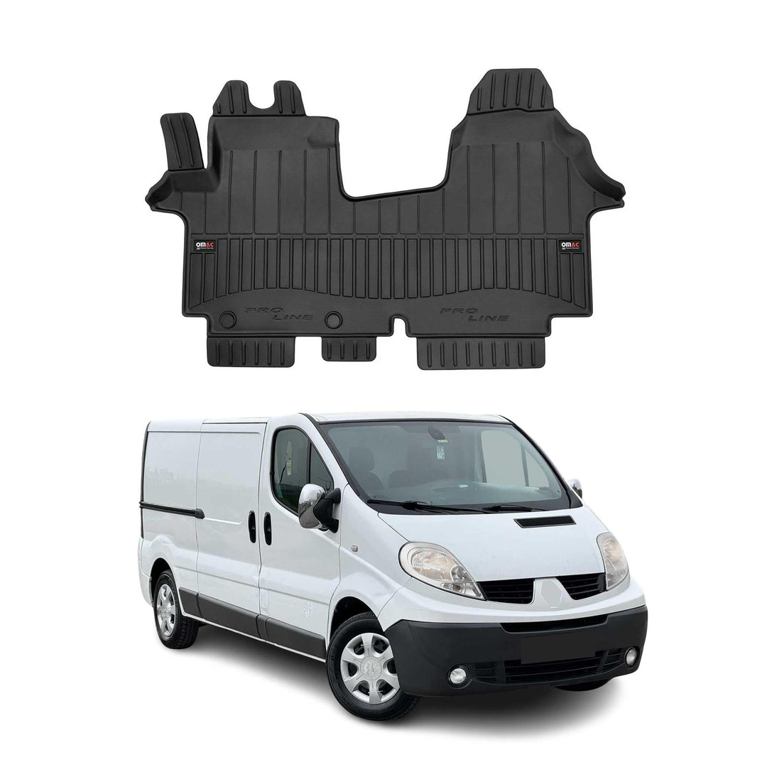 OMAC Gummi Fussmatten kompatibel mit Opel Vivaro 2001-2014 Premium TPE Automatten 1tlg