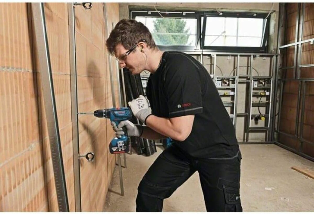 Bosch Professional 18V System Akku-Schlagbohrschrauber GSB 18V-28 (max. Drehmoment 63 Nm, inkl. 2x 4