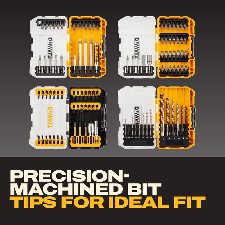 Dewalt DW1361 Titan-Bohrer-Set, 21-teilig, 100 pieces 100-Piece Accessory Set, 100-Piece Accessory S