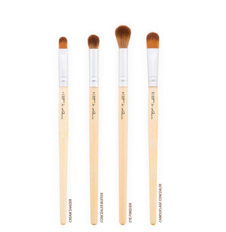 Vegane Kosmetik Pinsel, Luvia Cosmetics, 12 Make-Up Schminkpinsel Im Pinsel-Set, Für Sensible Haut,