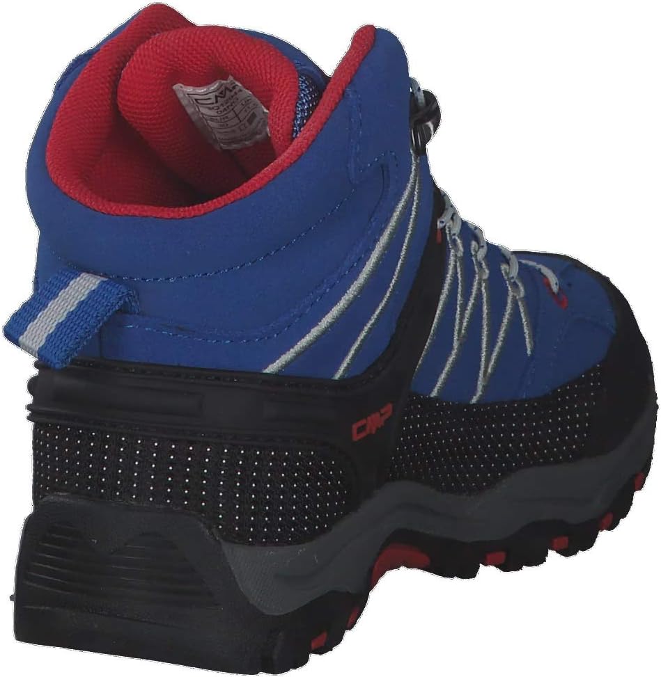 CMP Kids Rigel Mid Shoe Wp Trekking-&amp; Wanderschuhe, Cobalto Stone Fire, 29 EU