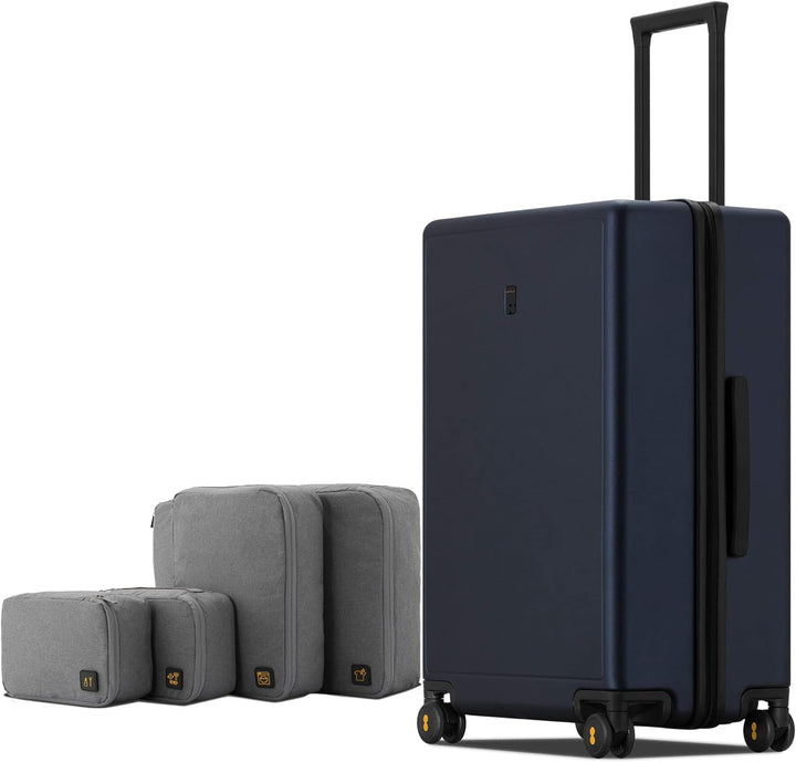 LEVEL8 Koffer Trolleys handgepäck Leichtgewicht 100% PC mit Organizer Set 4-teilig TSA Zahlenschloss