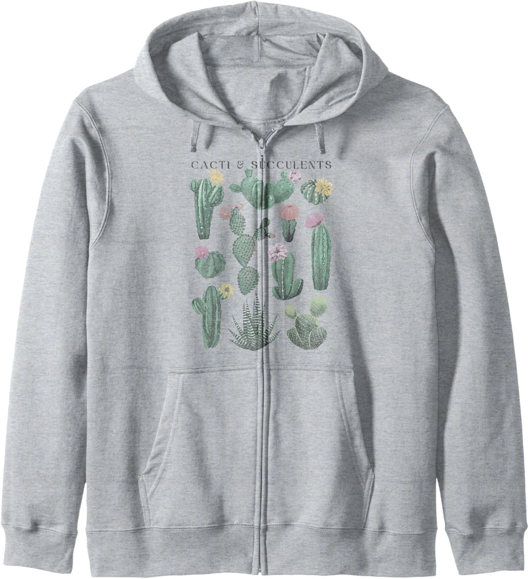 Trendy Botanical Cacti Kapuzenjacke