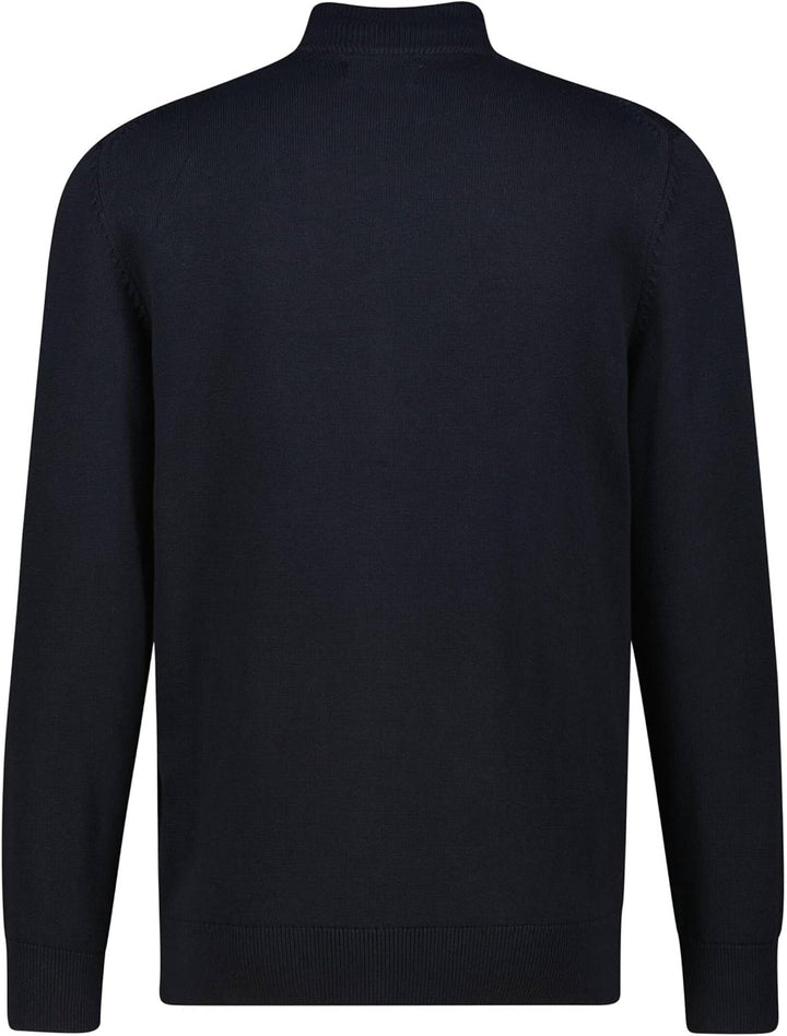 GANT Herren Casual Cotton Zip Cardigan Strickjacke M Schwarz, M Schwarz