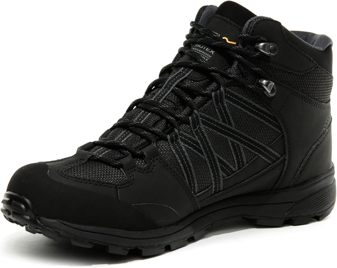 Regatta Herren Samaris Mid Ii Trekking- & Wanderstiefel, (Black/Granite 9v8), 46EU EU