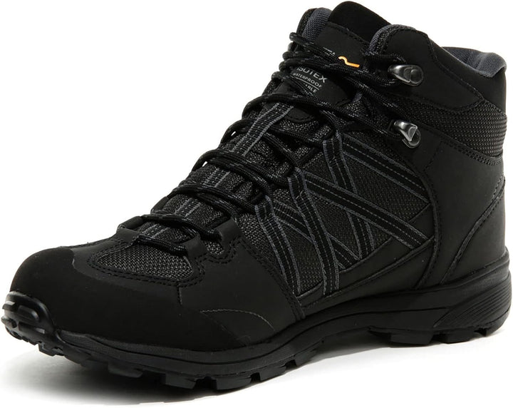Regatta Herren Samaris Mid Ii Trekking- & Wanderstiefel, (Black/Granite 9v8), 46EU EU