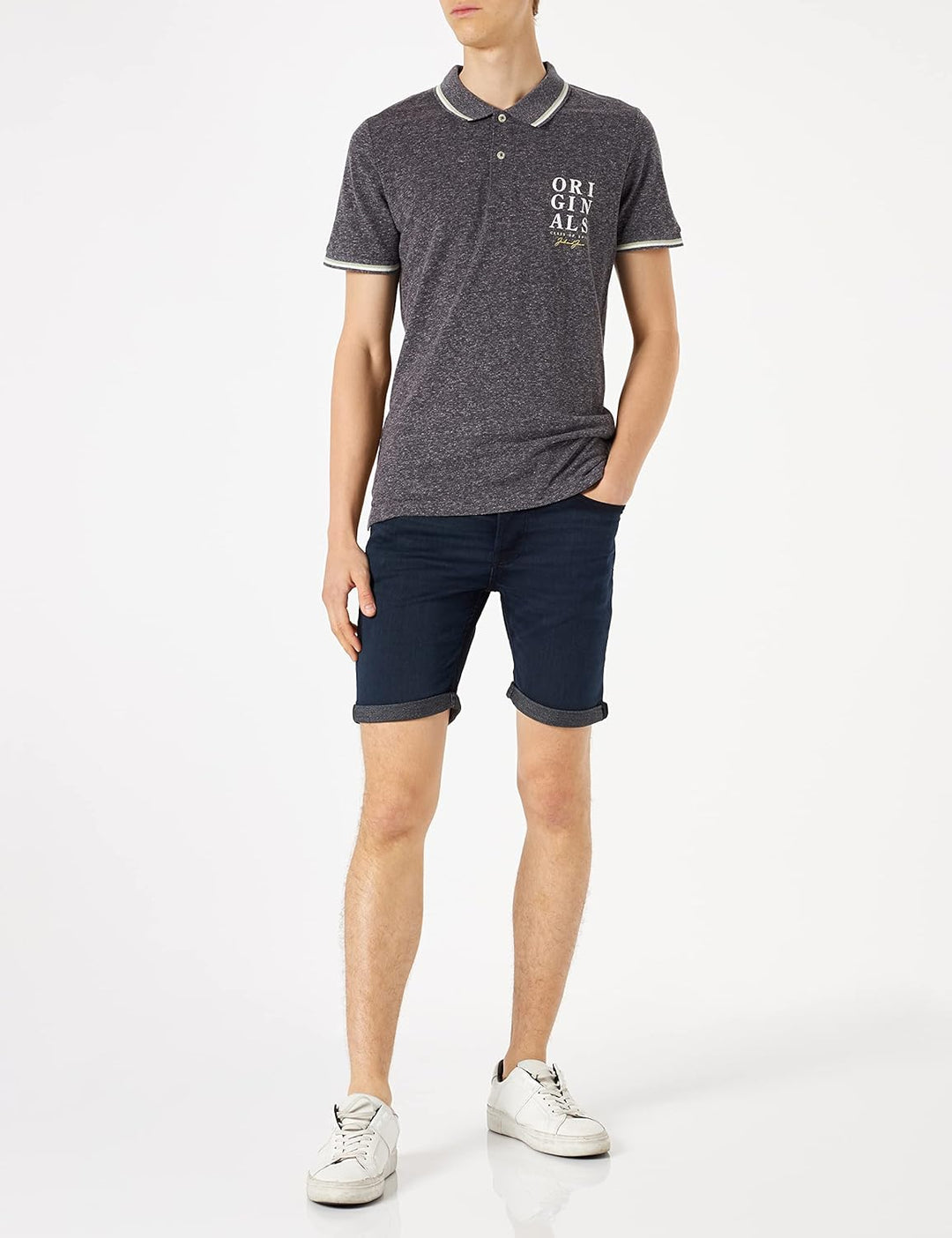 JACK & JONES Herren Shorts M Blue Denim, M Blue Denim