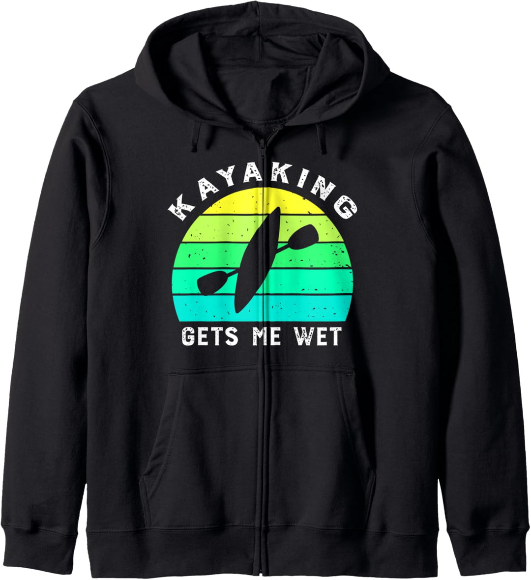 Kajakfahren Macht mich nass Kapuzenjacke