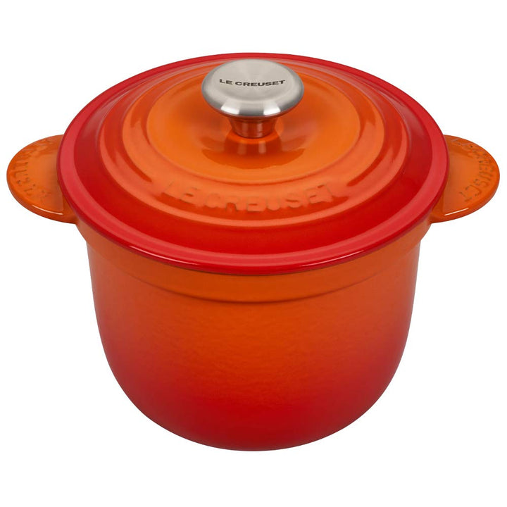 Le Creuset Cocotte Every aus Gusseisen mit Poteriedeckel, 18 cm, 2 Liter, Ofenrot, 41110180900460, O
