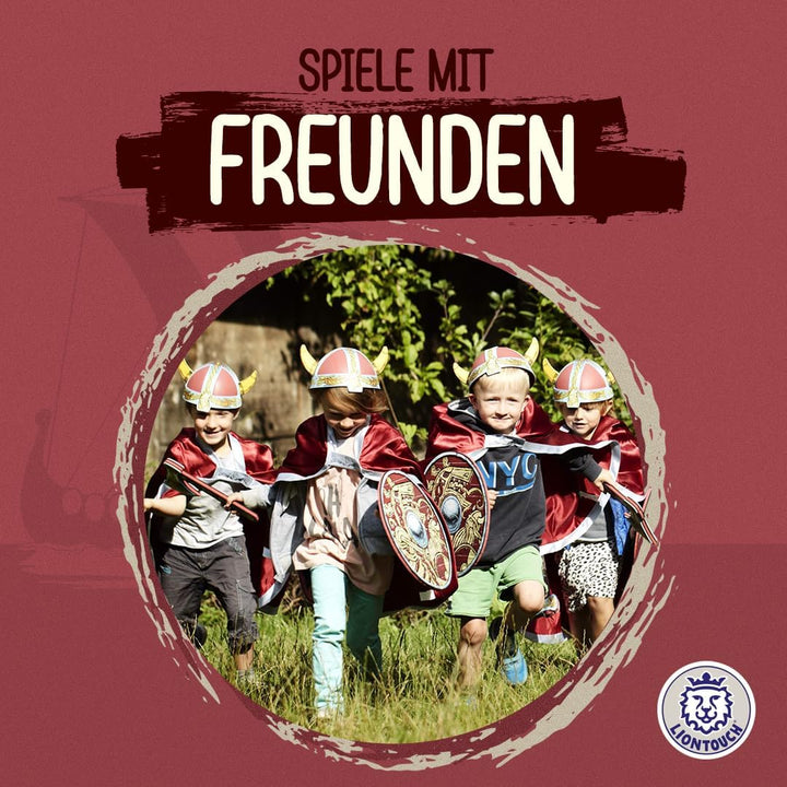 Liontouch - Wikingerumhang | Für Kinder von 3-8 Jahren – Einheitsgrösse | Chief Haralds mittelalterl