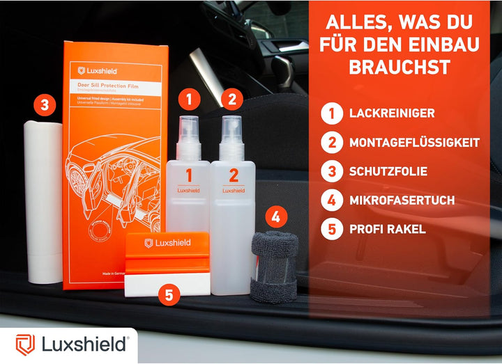Luxshield Auto Einstiegsleisten Schutz für BMW X3 3 (III) G01 I 2017-2021 - Schutzfolie Autotür Zube