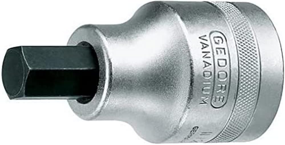 Steckschlüsseleinsatz IN 21 1 Zoll Innen-6-kant SW 17mm L.90mm GEDORE 17 mm, 17 mm