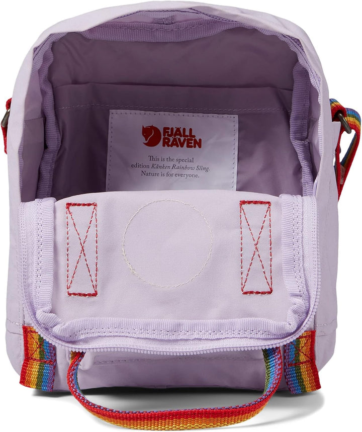 Fjällräven Unisex Kånken Rainbow Sling rucksack (1er Pack) Einheitsgrösse Lavender-regenbogen Kuchen