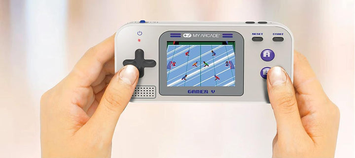 My Arcade Gamer V Classic Purple (DGUN-3920) Tragbares Gaming-System mit 220 Spielen, 6,3 cm (2,5 Zo