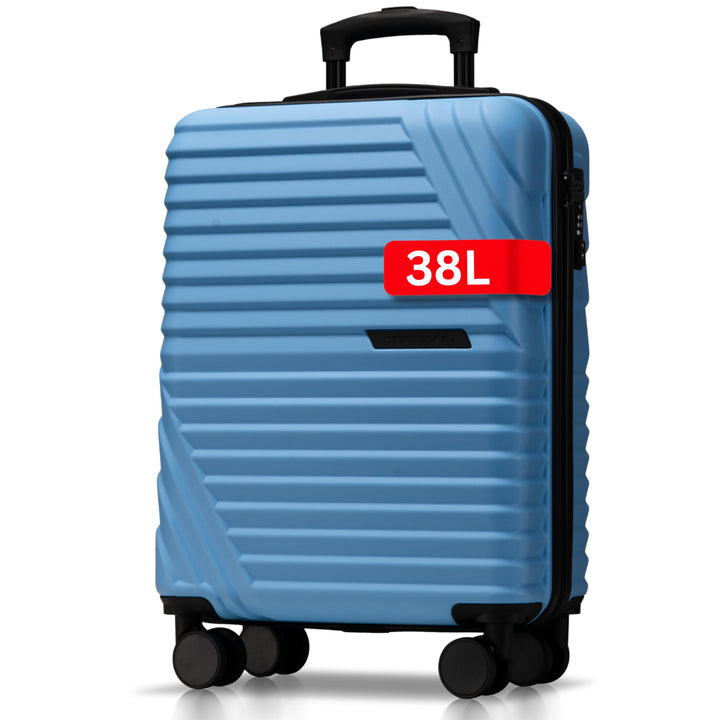 Cocoono Premium Handgepäck Koffer 55x40x20cm - passend für Ryanair, Lufthansa, Eurowings und co. I 3